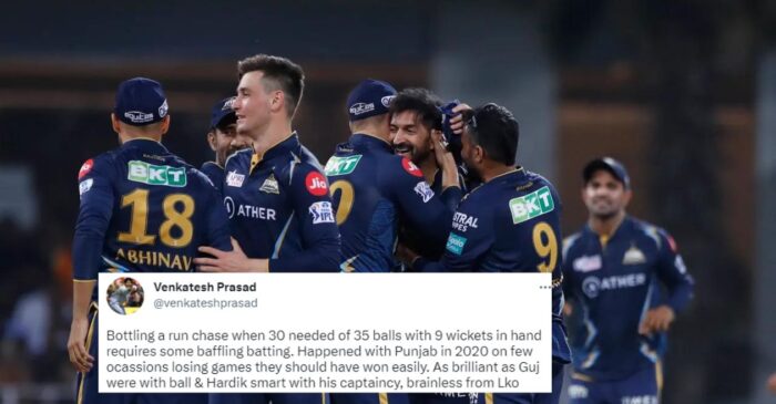 Twitter erupts as Mohit Sharma, Noor Ahmad help Gujarat Titans pull off miraculous win over Lucknow Super Giants – IPL 2023