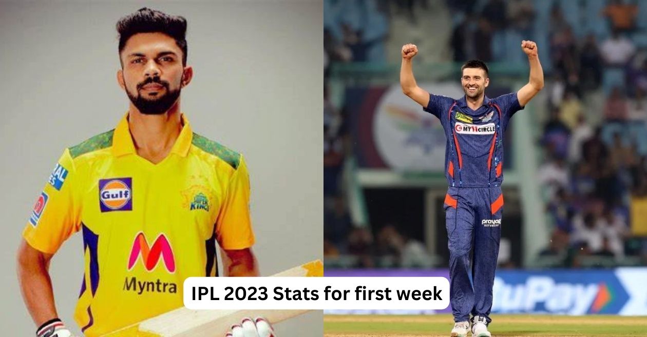 IPL 2023 Stats – Week 1: Orange Cap, Purple Cap, MVP List and the Points Table