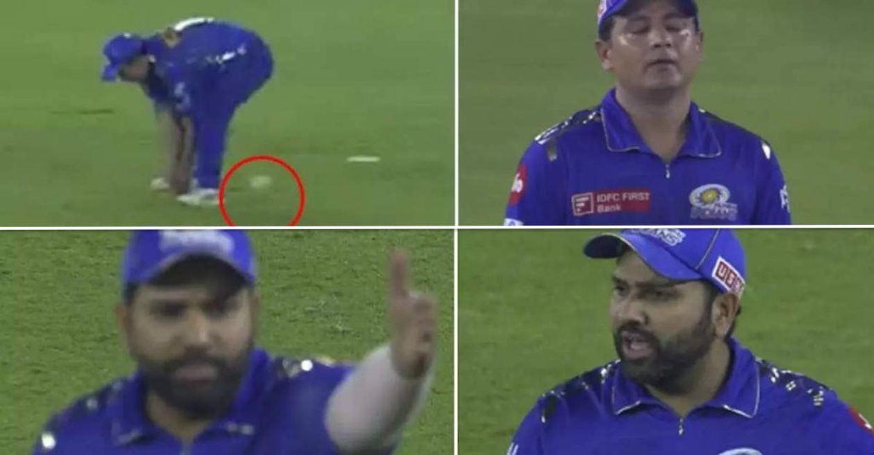 IPL 2023: Rohit Sharma shouts at Piyush Chawla over fielding error during GT vs MI