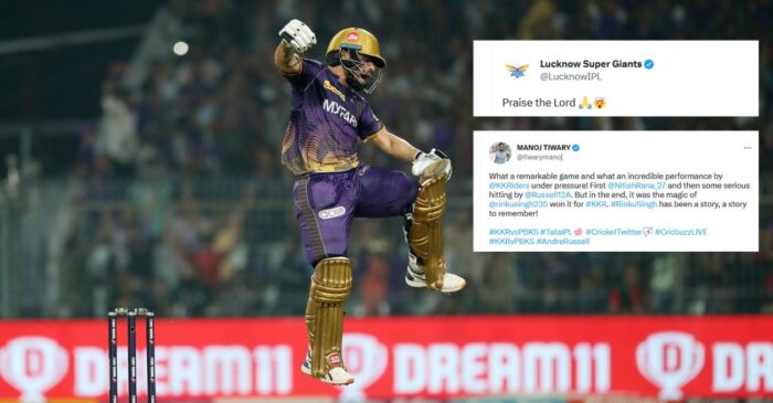 IPL 2023 [Twitter reactions]: KKR edge past PBKS in a last-ball thriller at the Eden Gardens