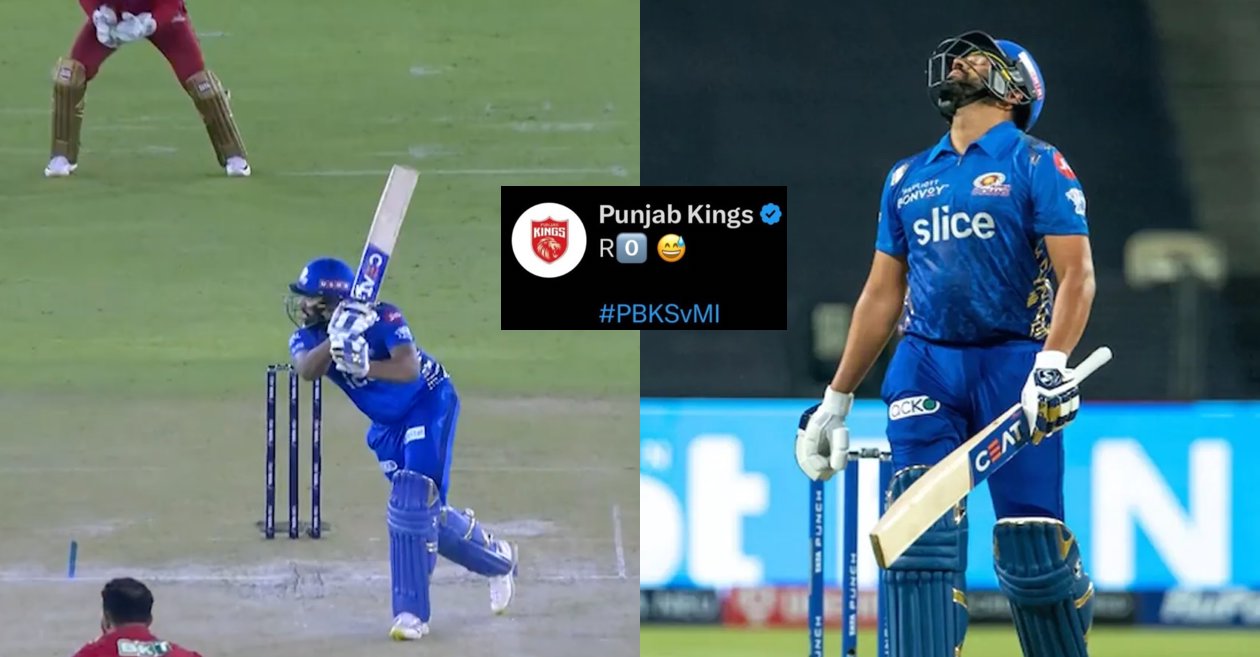 IPL 2023: PBKS takes a dig at Rohit Sharma, MI’s befitting reply make them delete their tweet