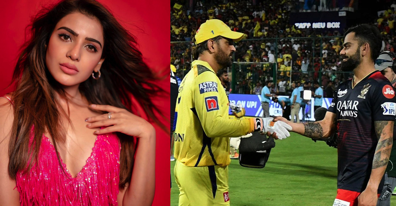 IPL 2023: Actress Samantha expresses her admiration for Virat Kohli and MS Dhoni