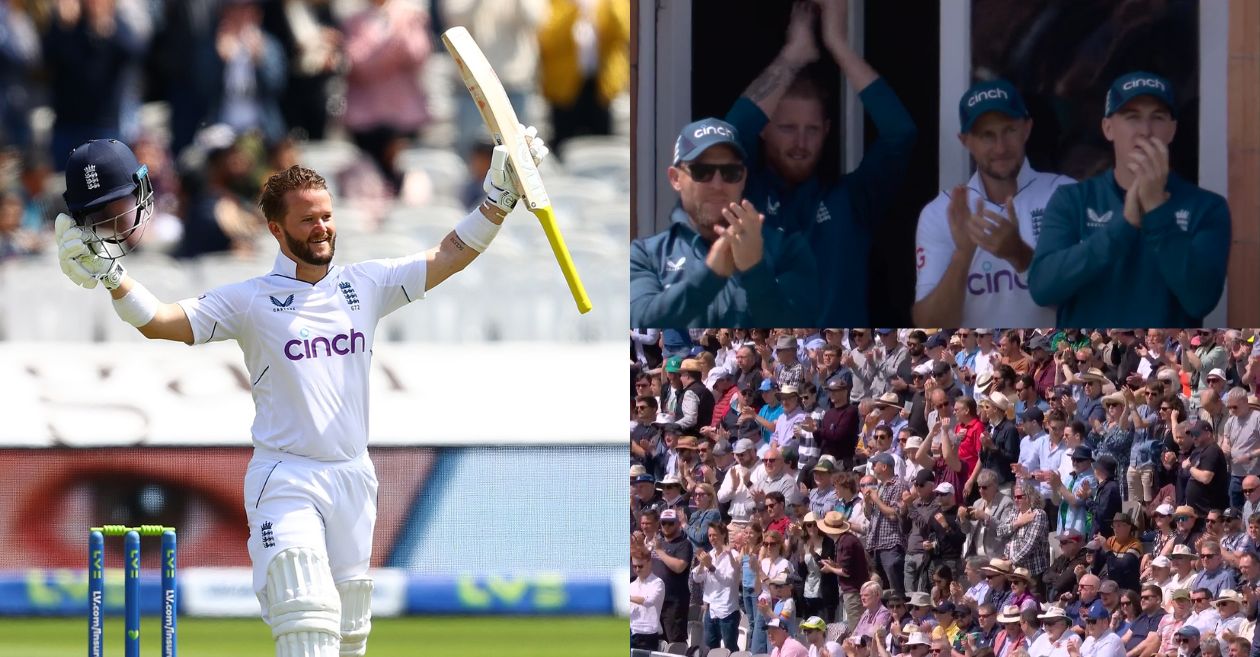 ENG vs IRE [WATCH]: Ben Duckett receives a standing ovation from the crowd and teammates after a sensational ton