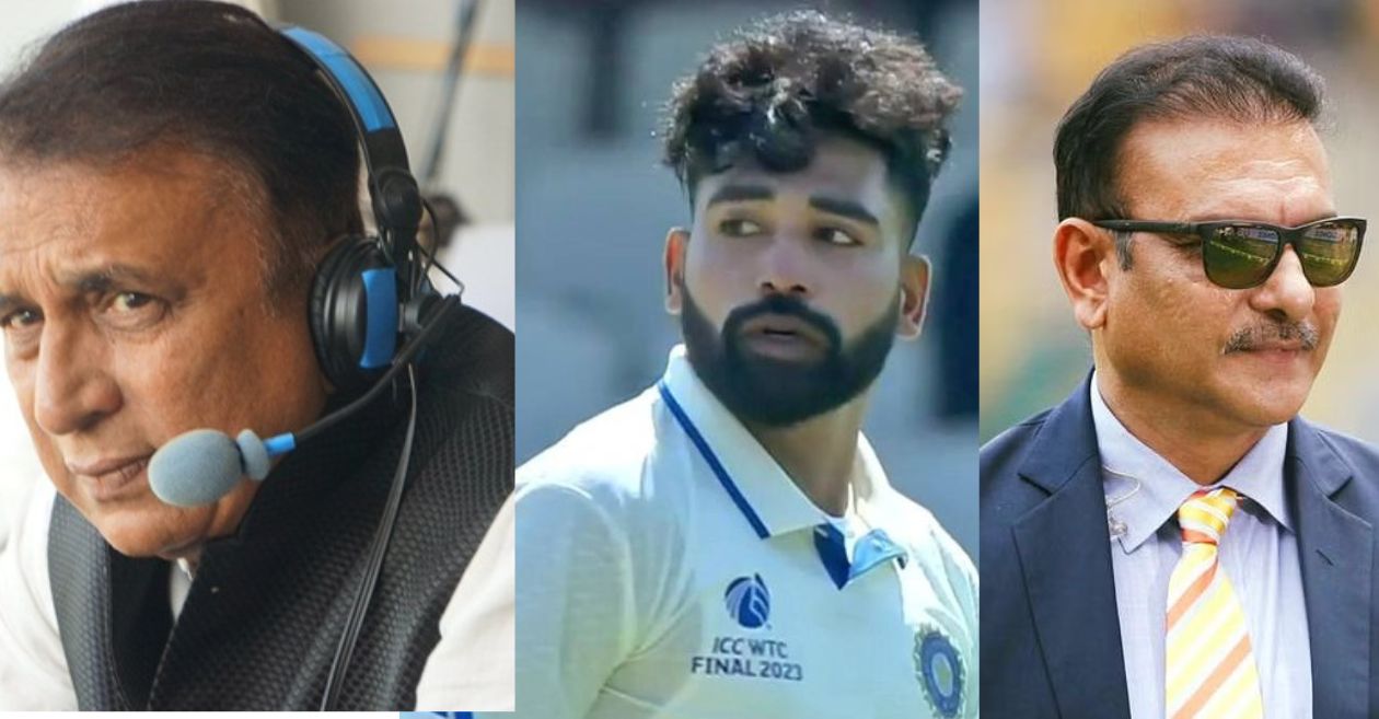 WTC 2023 Final: Sunil Gavaskar and Ravi Shastri slam Mohammad Siraj for his on-field antics