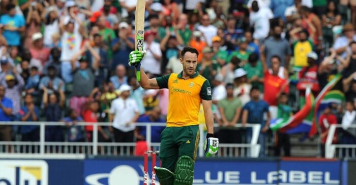 Faf Du plessis 119 against West Indies