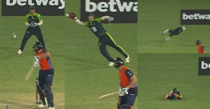 WATCH: Quinton de Kock plucks a one-handed stunner to dismiss Carmi le Roux in MLC 2023