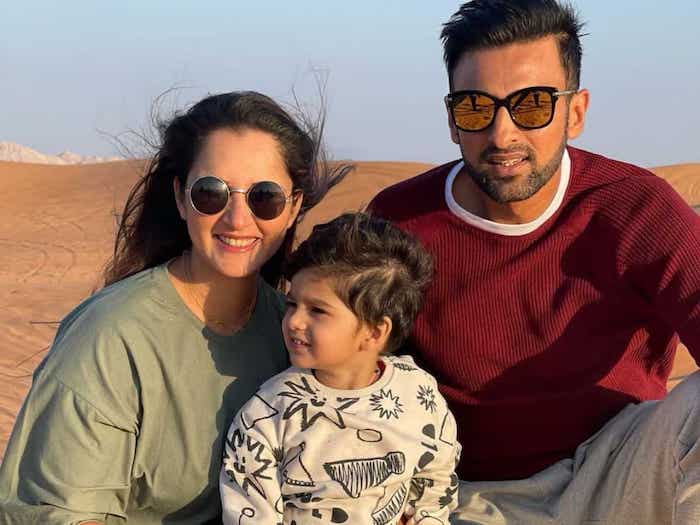 Sania Mirza, Izhaan, Shoaib Malik