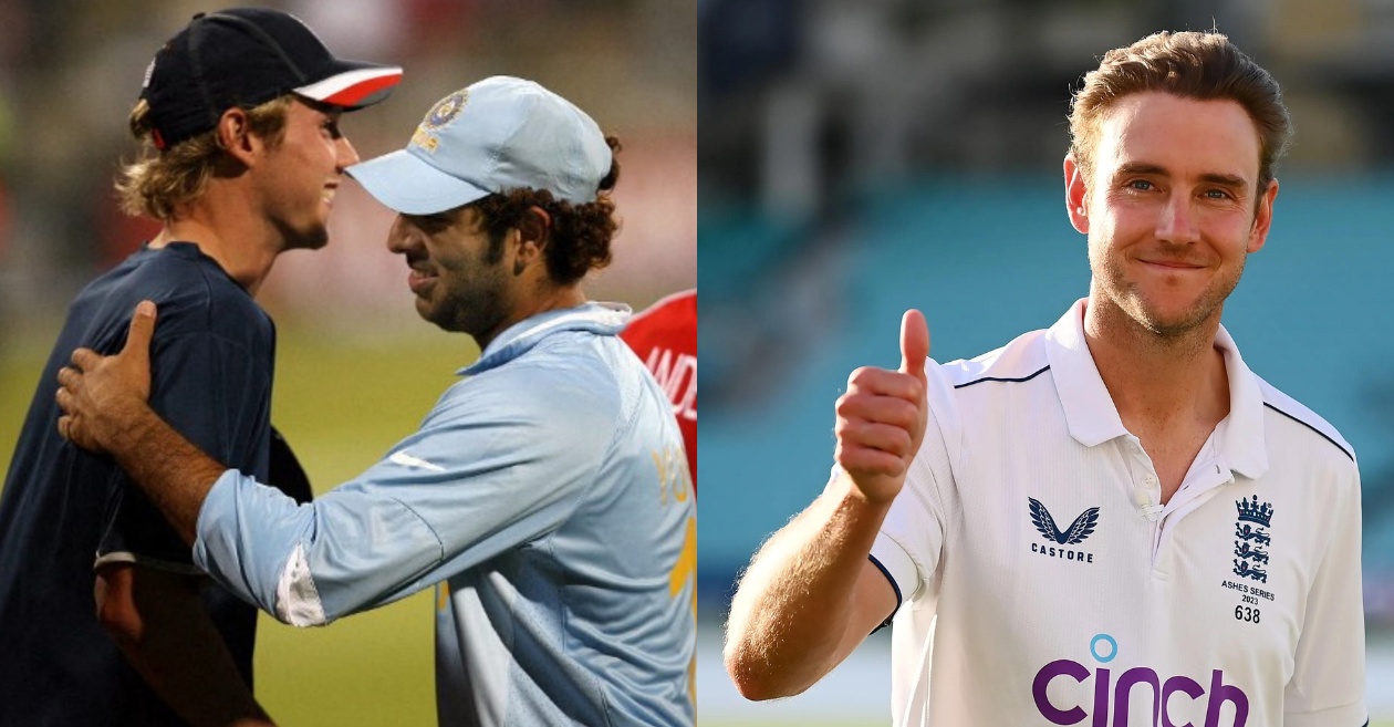 ‘A real legend’: Yuvraj Singh shares a heartfelt wish for Stuart Broad on his retirement