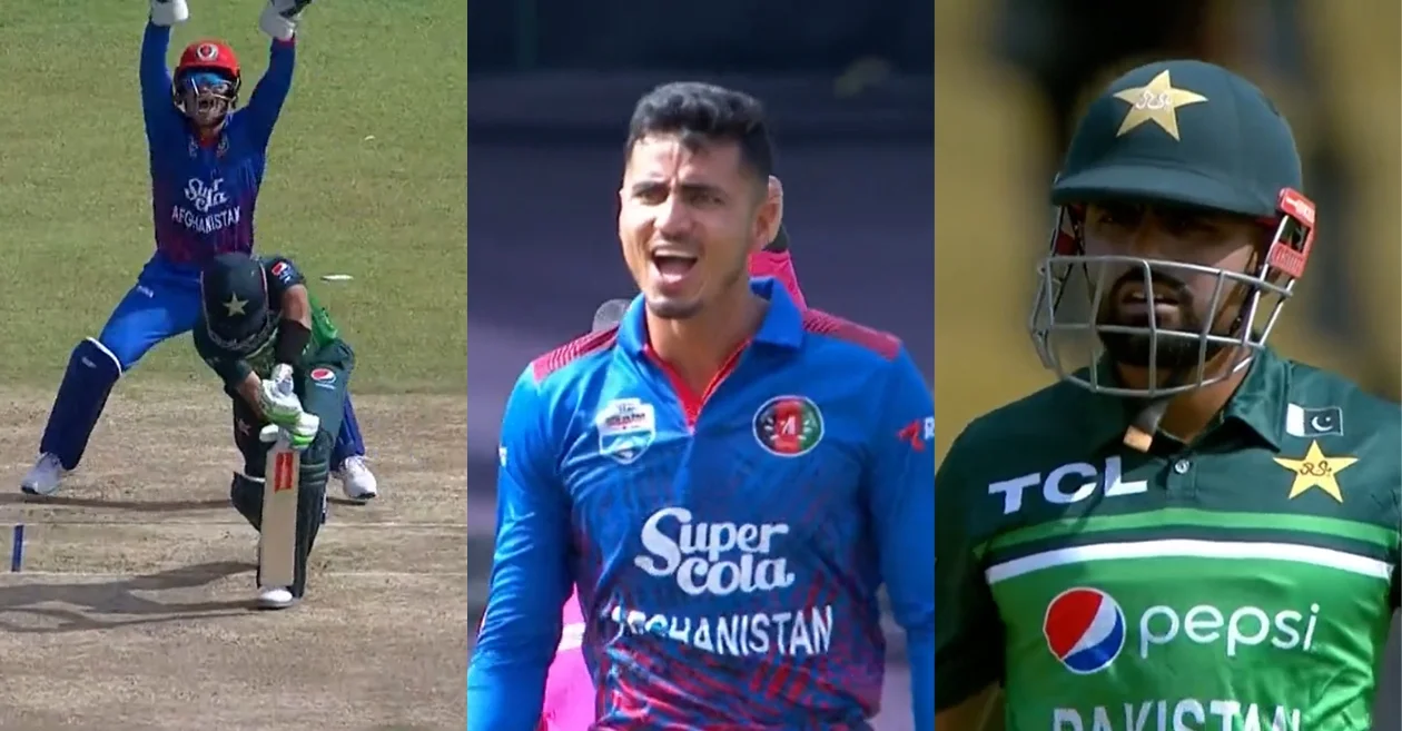 WATCH: Mujeeb ur Rahman traps Babar Azam for a duck in the first ODI – AFG vs PAK 2023