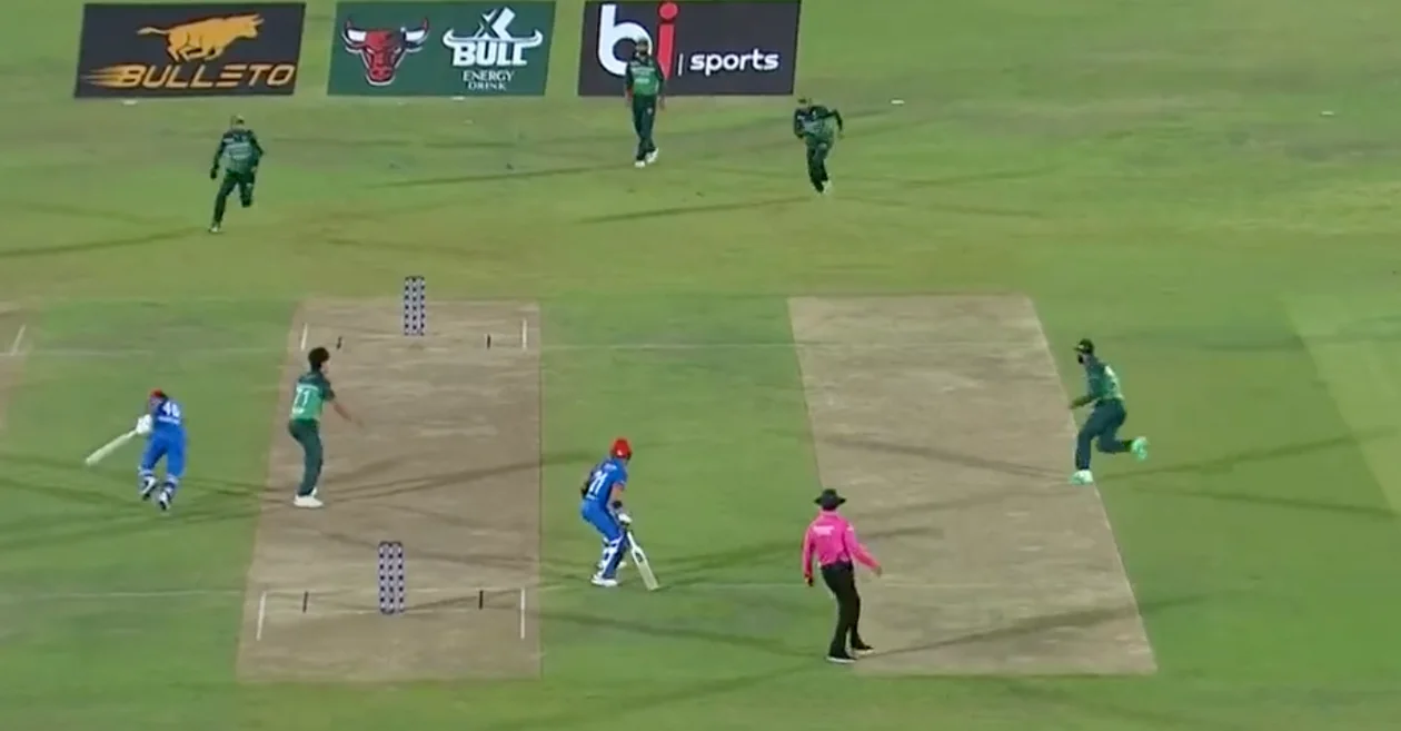 WATCH: Comedy of errors in Hambantota as Pakistan fielders goof up against Afghanistan