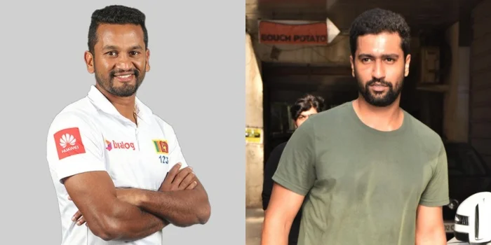 Dimuth Karunaratne and Vicky Kaushal