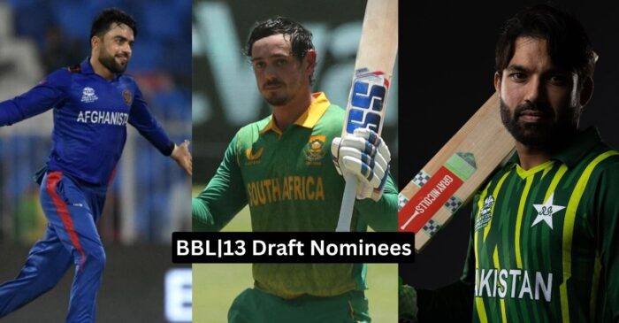 Rashid Khan, Quinton de Kock, Mohammad Rizwan among 376 overseas players register for BBL|13 Draft