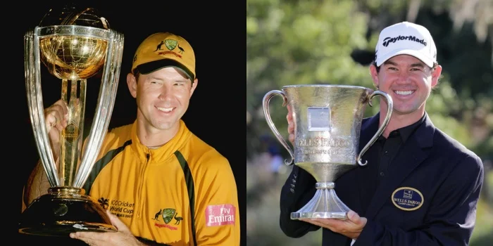 Ricky Ponting and Brian Harman