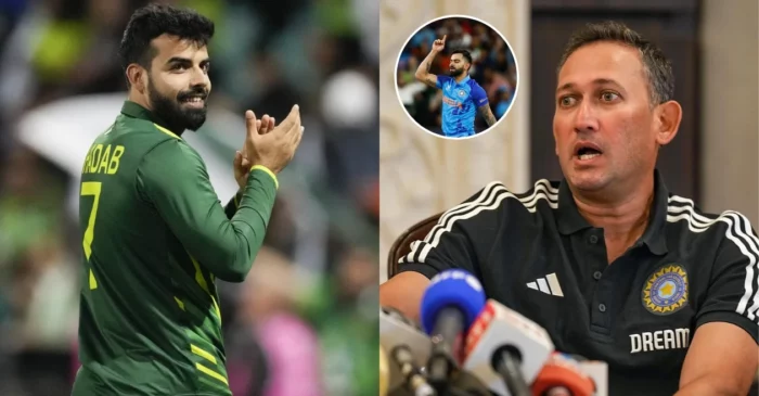 Shadab Khan hits back at Ajit Agarkar over his ‘Kohli will take care of Pakistan pacers’ remark