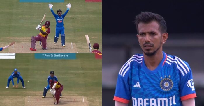 WATCH: Yuzvendra Chahal stuns West Indies by striking twice in the same over during the 1st T20I – WI vs IND 2023