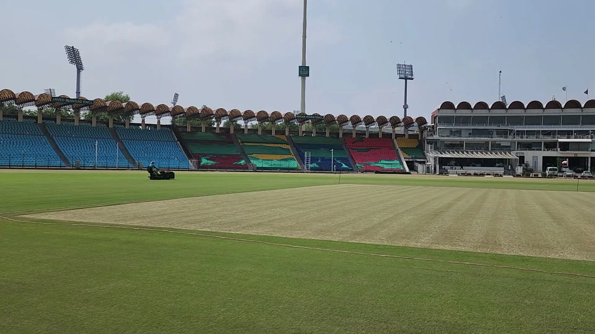 Gaddafi Stadium Pitch