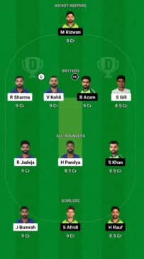 IND vs PAK Dream11