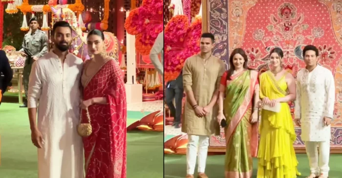 KL Rahul, Athiya Shetty, Sachin, Arjun & Sara Tendulkar grace Ambani’s Ganesh Chaturthi celebrations; fans miss Shubman Gill