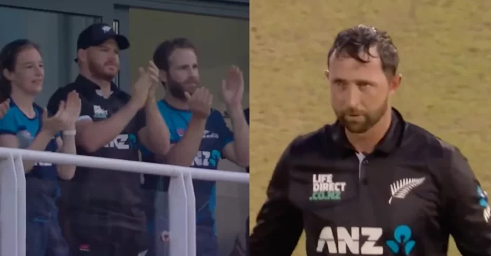 WATCH: Kane Williamson appreciates Devon Conway’s match-winning ton from the balcony – ENG vs NZ 2023