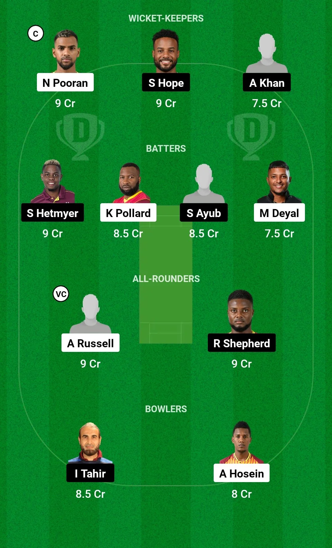 TKR vs GUY Dream11 Team for CPL 2023 Final