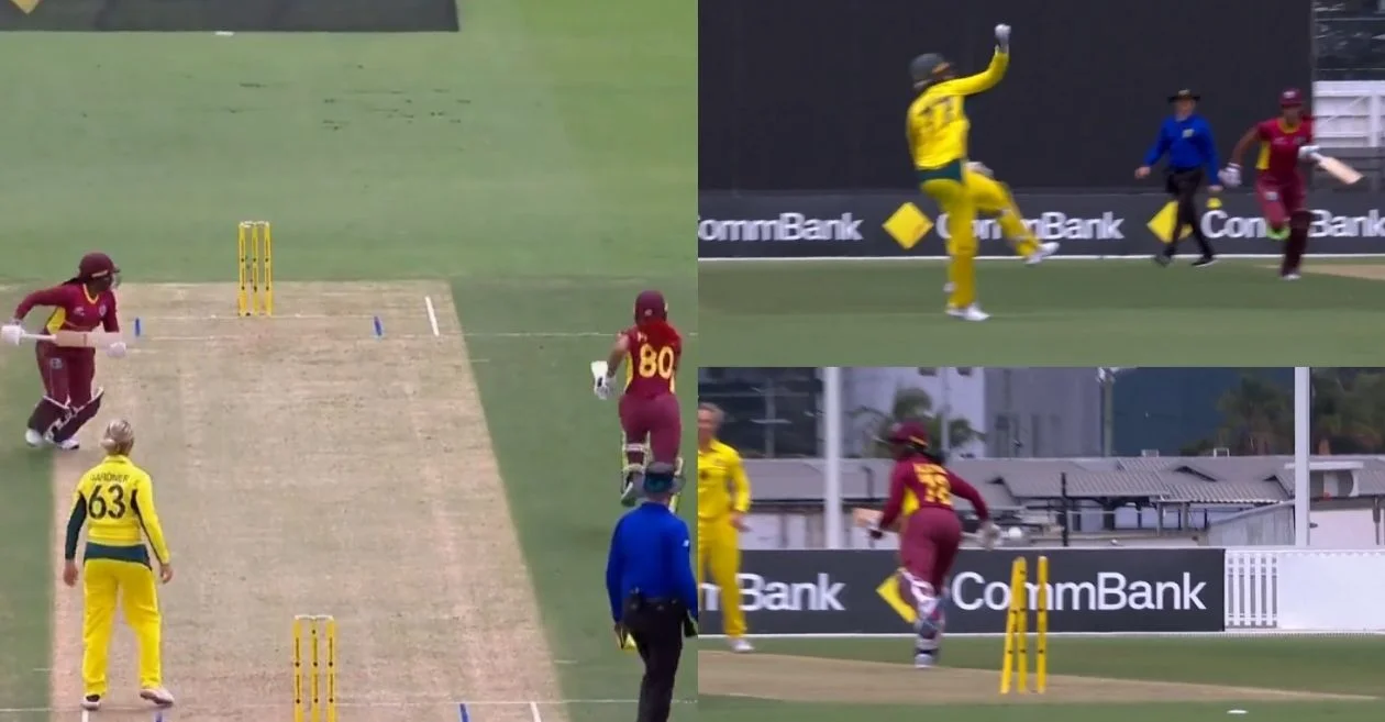 WATCH: Alyssa Healy hits the bulls eye to run out Cherry Ann Fraser in 1st AUS-W vs WI-W ODI