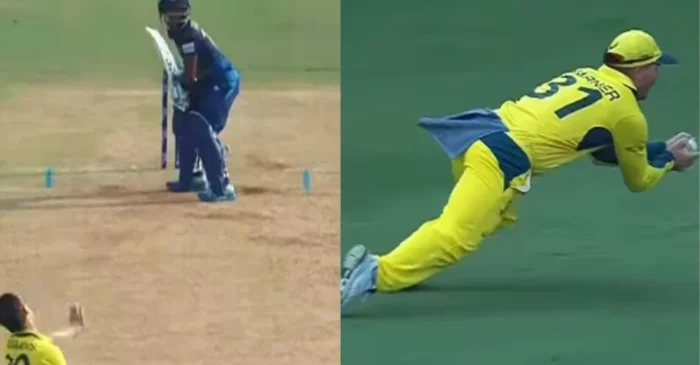 World Cup 2023, AUS vs SL [WATCH]: David Warner takes a phenomenal catch to dismiss Pathum Nissanka