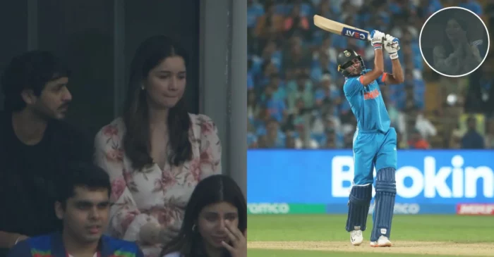 World Cup 2023 [WATCH]: Ecstatic Sara Tendulkar applauds Shubman Gill’s boundary stroke during IND vs BAN game in Pune