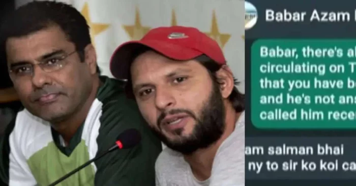 CWC 2023: Waqar Younis, Shahid Afridi slams Pakistan media for leaking Babar Azam’s private Whatsapp chat