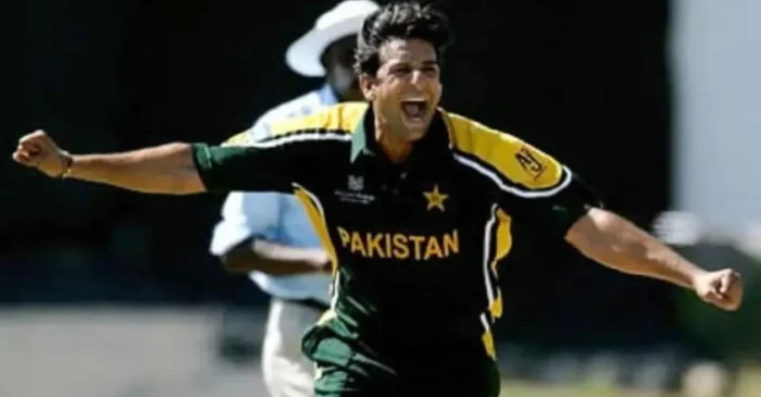 Wasim Akram in ODI World Cup 2003