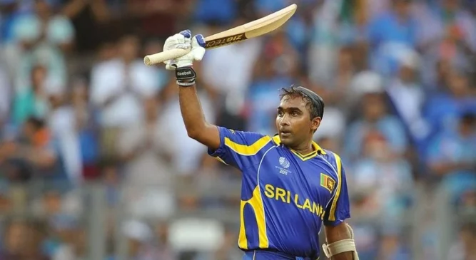 Mahela Jayawardene vs India, ODI World Cup 2011 final