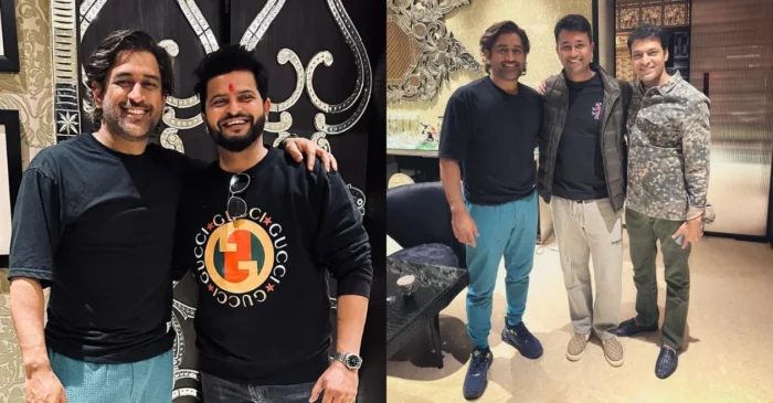 Suresh Raina and Pragyan Ojha reunite with MS Dhoni for dinner at his Ranchi farmhouse; images go viral