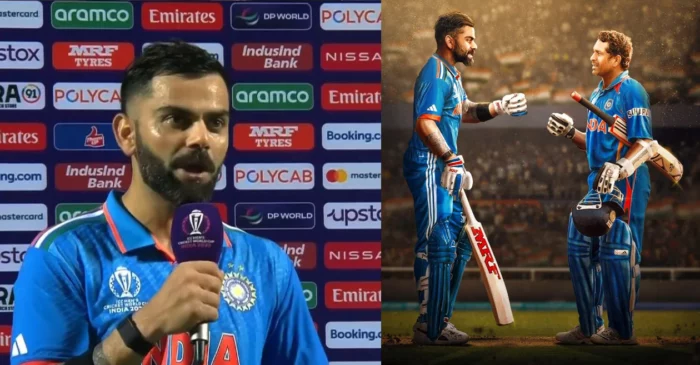 “I’m never going to be as good as him”: Virat Kohli on comparison with his ‘hero’ Sachin Tendulkar – ODI World Cup 2023