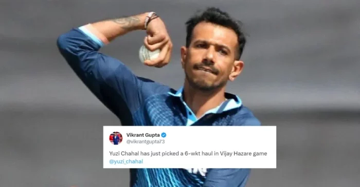 VHT 2023: Netizens shower praises as Yuzvendra Chahal’s spectacular 6-wicket haul leads Haryana to victory | Vijay Hazare Trophy 2023