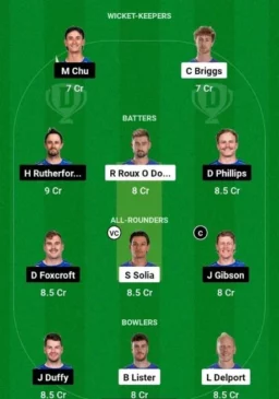 AA vs OV Dream11 Team