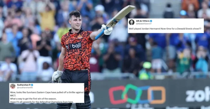 Twitter reactions: Jordan Hermann’s century powers Sunrisers Eastern Cape to a stellar win over MI Cape Town in SA20 2024