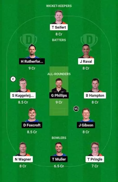 ND vs OV Dream11 Team for today's match