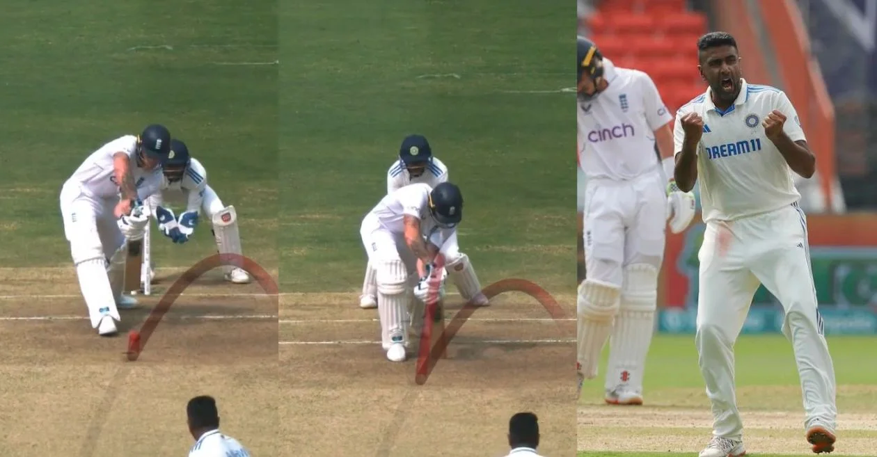 WATCH: Ravichandran Ashwin scripts history in Hyderabad Test with splendid dismissal of Ben Stokes – IND vs ENG