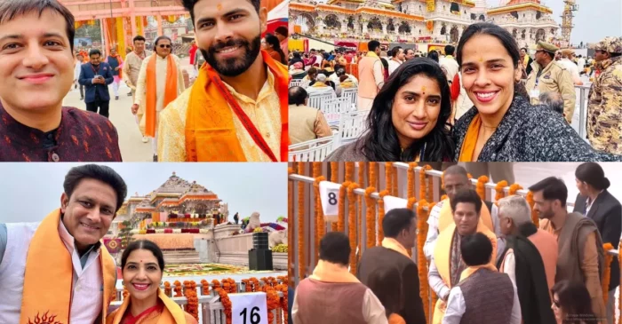 Sachin Tendulkar, Ravindra Jadeja and other cricket icons attend Shri Ram Mandir ‘Pran Pratishtha’ event; pictures and videos go viral