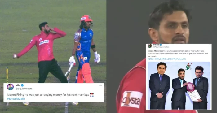 Twitterati roasts Shoaib Malik as his BPL 2024 contract gets terminated over suspicious no balls