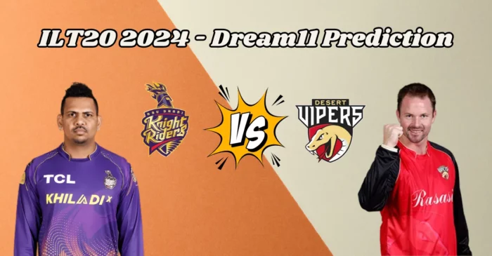 ILT20 UAE 2024, ABD vs VIP: Match Prediction, Dream11 Team, Fantasy Tips & Pitch Report | Abu Dhabi Knight Riders vs Desert Vipers