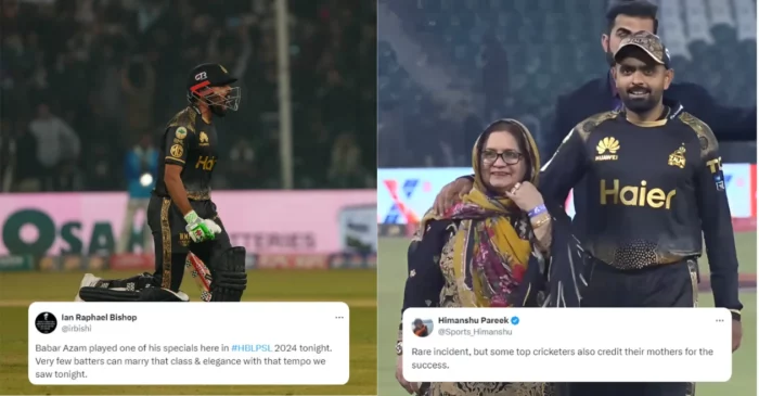 PSL 2024: Fans go gaga as Babar Azam slams his 11th T20 ton and dedicates the knock to his mother