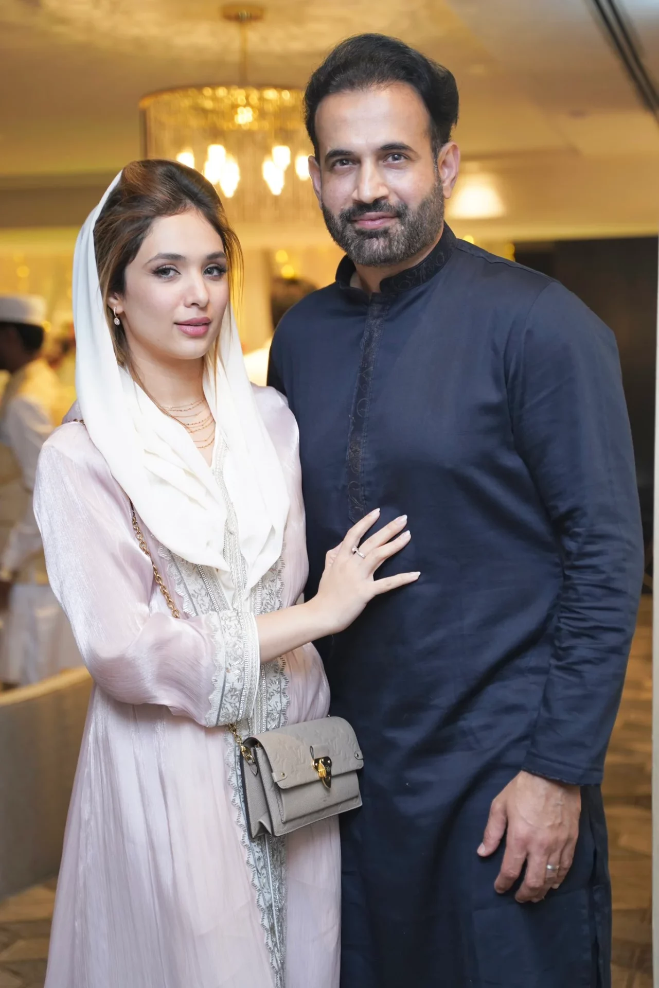 Irfan Pathan with Safa Baig