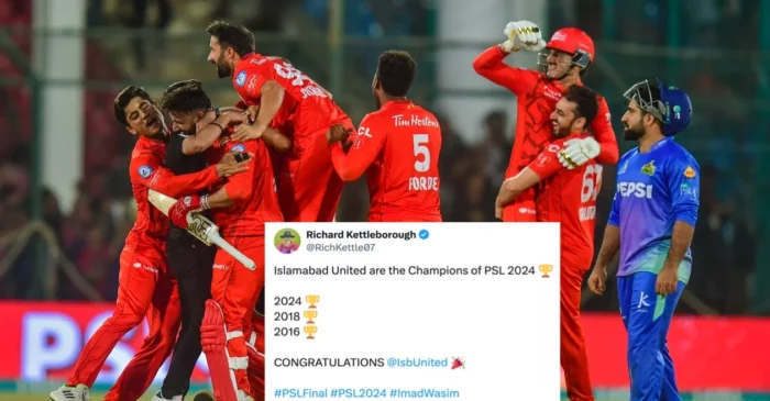 Twitter reactions: Islamabad United lift PSL 2024 trophy after defeating Multan Sultans in a last-ball thriller