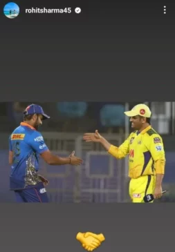 Rohit Sharma's Instagram Story