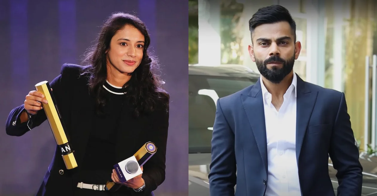 Smriti Mandhana and Virat Kohli