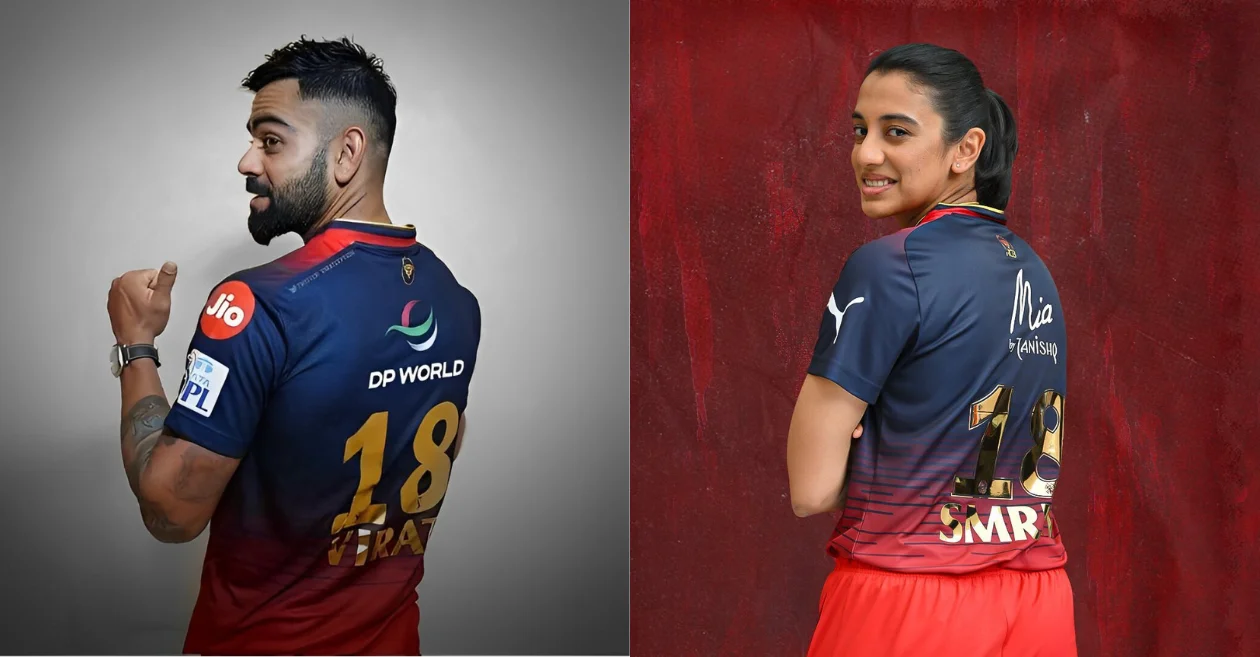 Smriti Mandhana and Virat Kohli