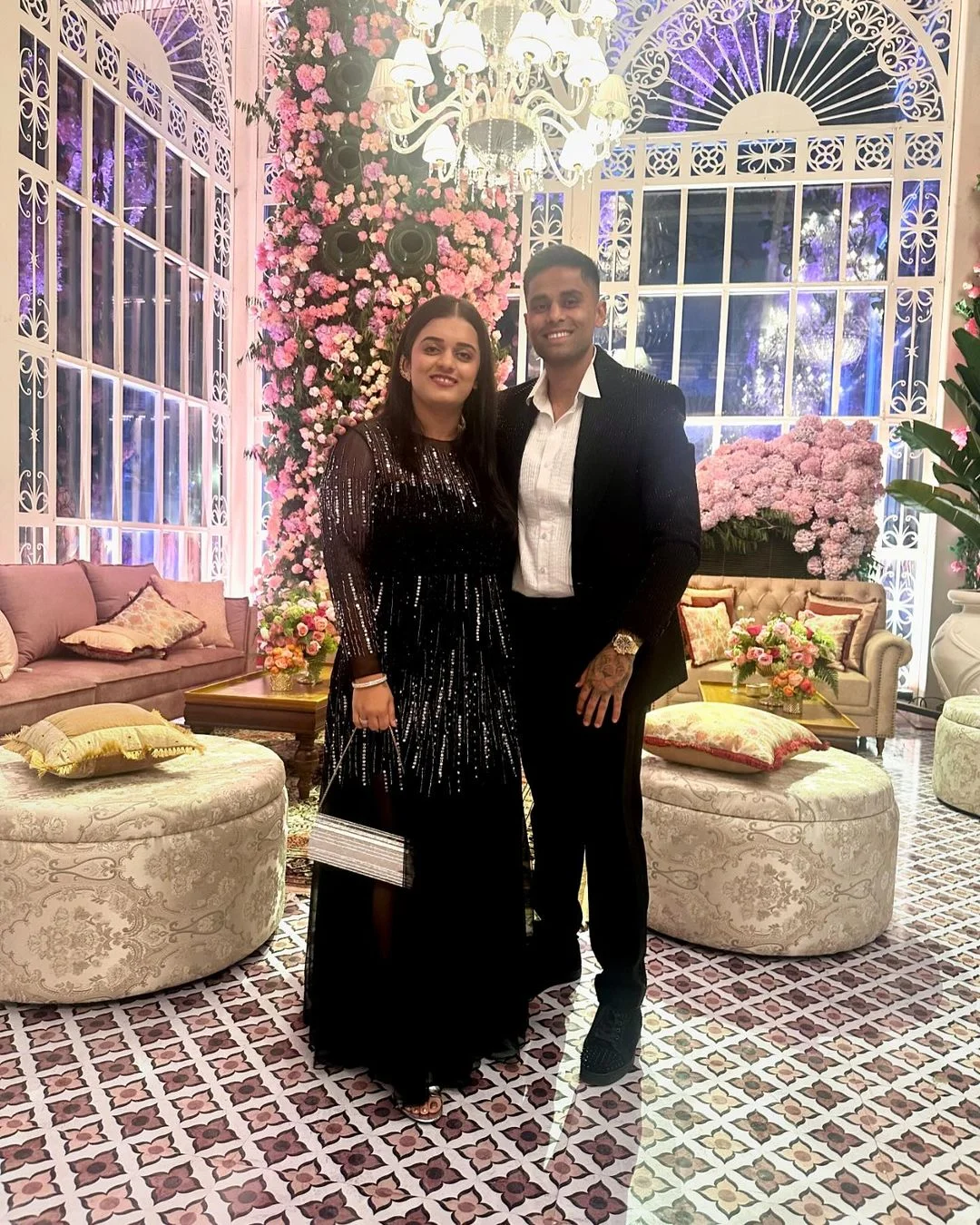 Suryakumar Yadav and Devisha Shetty