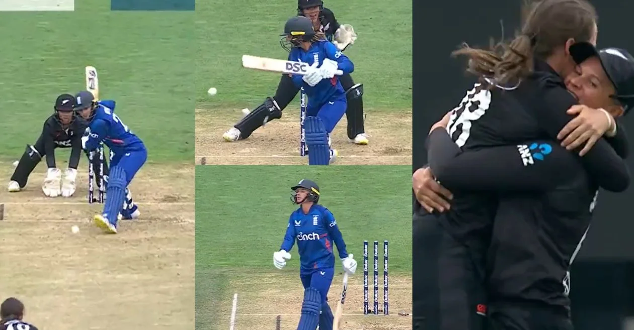 WATCH: Amelia Kerr bamboozles Danielle Wyatt with an unplayable googly in NZ vs ENG 1st WODI