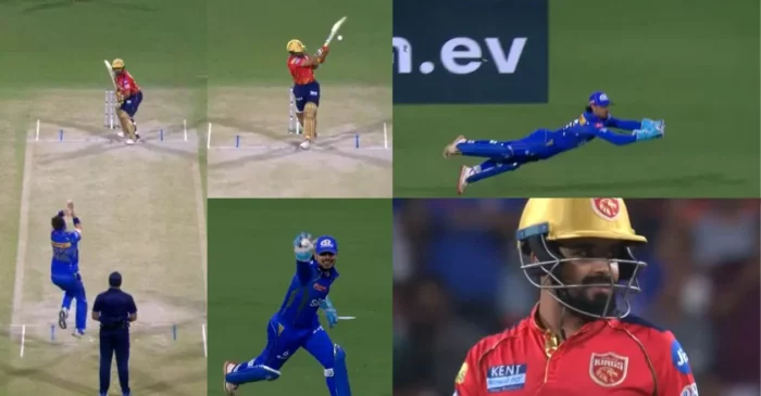 IPL 2024 [WATCH]: Ishan Kishan pulls off an incredible diving catch to dismiss Prabhsimran Singh during PBKS vs MI clash