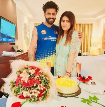 Ravindra Jadeja and Rivaba